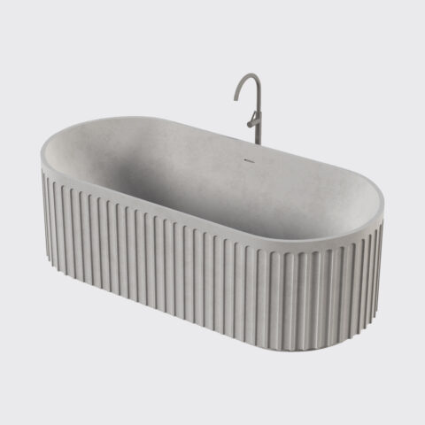 Ribbed Stone Sink